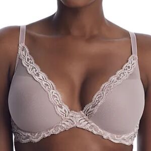 🆕 NATORI Feathers contour underwire bra in antique pearl pink (light mau…